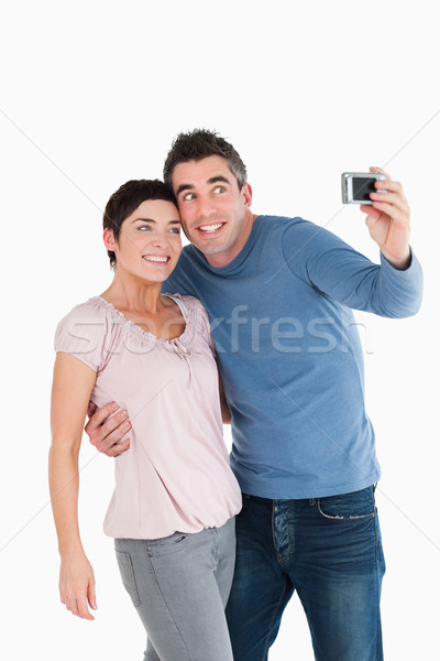портрет пару фотография белый женщину Сток-фото © wavebreak_media