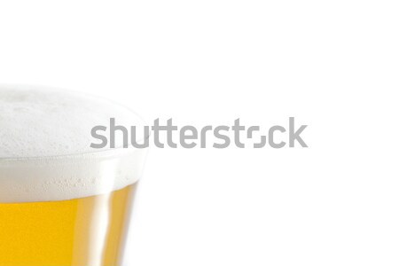 полный стекла пива пена белый Сток-фото © wavebreak_media
