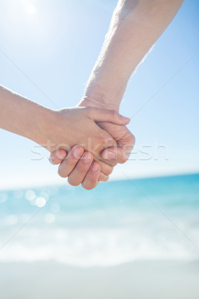 пару ходьбе стороны пляж женщину человека Сток-фото © wavebreak_media