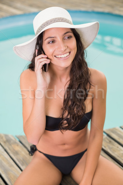 Beautiful woman in bikini relaxing  Stock photo © wavebreak_media