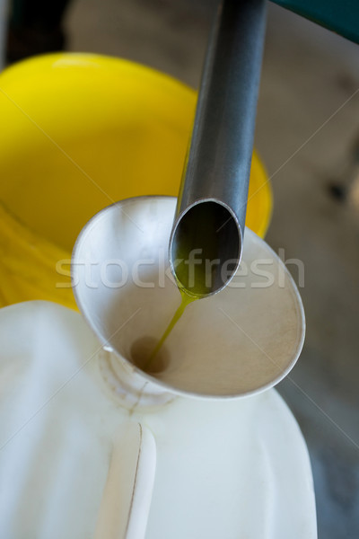 Olive oil being produced from machine Stock photo © wavebreak_media