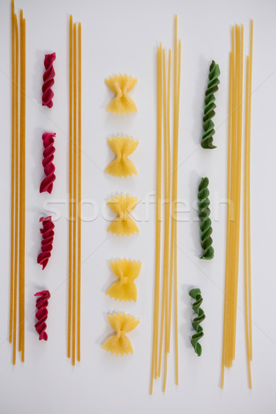 Foto stock: Pasta · blanco · rojo · vacaciones · almuerzo