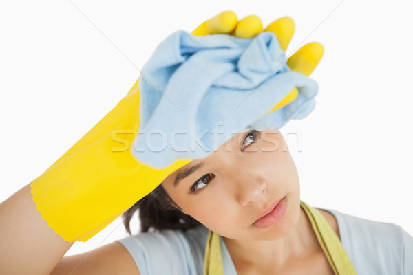 очистки Lady бровь женщины Сток-фото © wavebreak_media