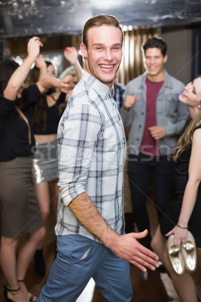 человека улыбаясь танцпол Бар клуба Сток-фото © wavebreak_media