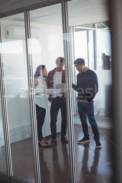 Business colleagues dicussing at office Stock photo © wavebreak_media