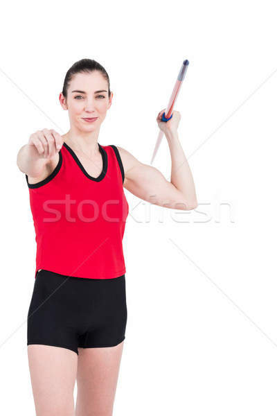 Female athlete throwing a javelin  Stock photo © wavebreak_media
