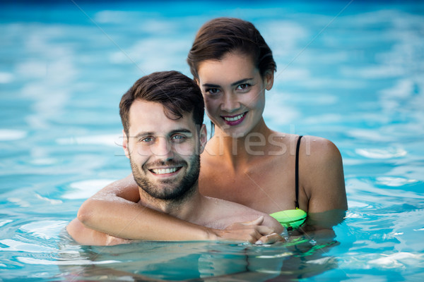 Autre piscine jeunes romantique [[stock_photo]] © wavebreak_media
