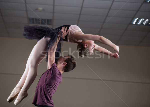 Ballet socios baile junto estudio equipo Foto stock © wavebreak_media