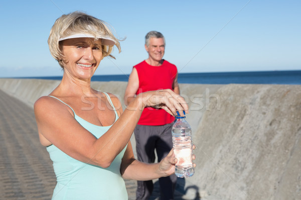 Aktív idős pár ki law napos idő víz Stock fotó © wavebreak_media