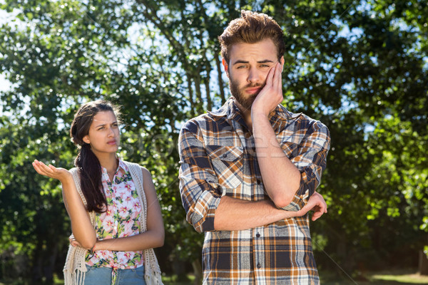 [[stock_photo]]: Argument · homme · nature · été · Homme