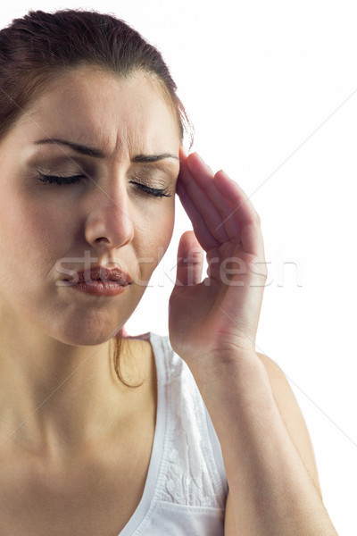 Woman with eyes closed and suffering from headache  Stock photo © wavebreak_media