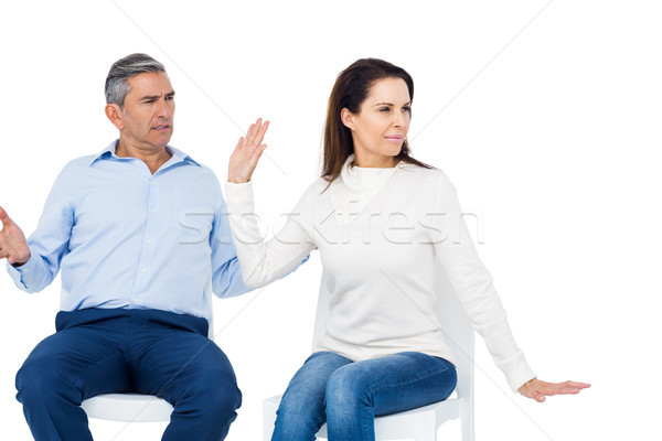 Couple arguing while sitting Stock photo © wavebreak_media