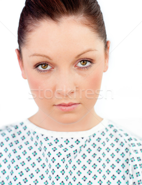 Enfermos femenino paciente mirando cámara blanco Foto stock © wavebreak_media