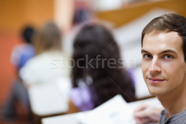 Student being distracted in an amphitheater Stock photo © wavebreak_media