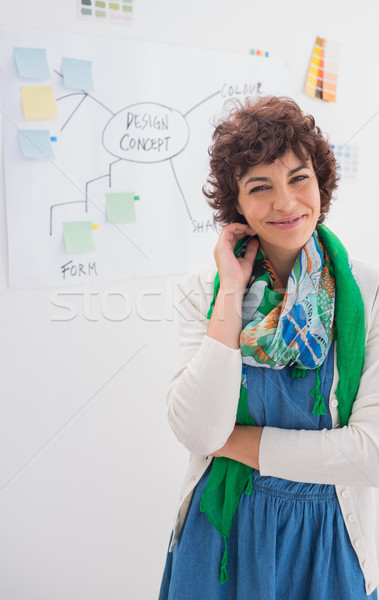 Designer regarder caméra blanche affaires heureux [[stock_photo]] © wavebreak_media