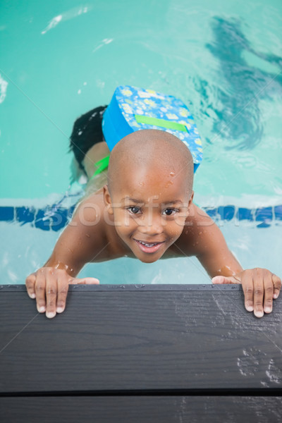 Little boy smiling in the pool Stock photo © wavebreak_media