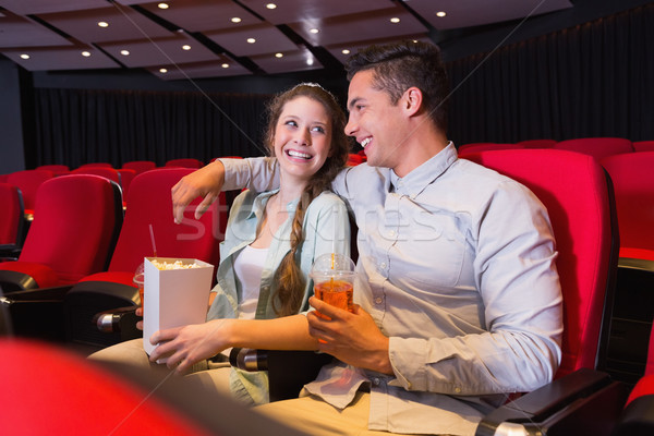 Young couple watching a film Stock photo © wavebreak_media