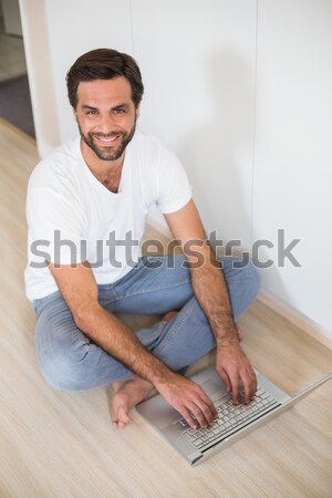 Stockfoto: Knap · haren · stilist · glimlachend · camera · kapsalon