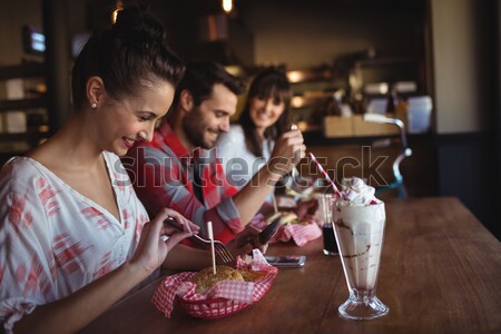 Casal contrariar restaurante negócio amor bar Foto stock © wavebreak_media