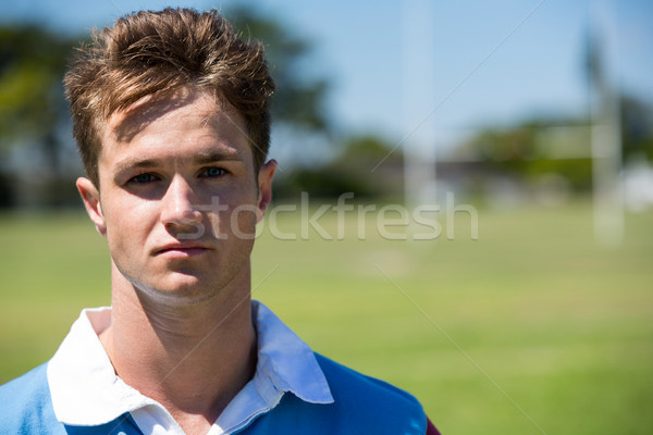 Portrait of confident rugby player Stock photo © wavebreak_media