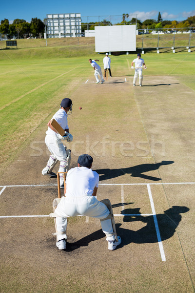 Ver jogadores críquete combinar Foto stock © wavebreak_media