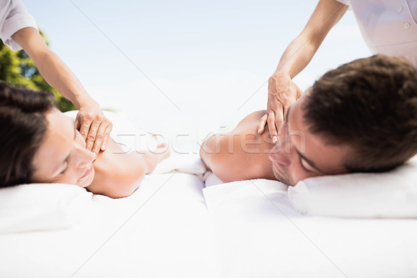 Indietro massaggio massaggiatore spa Foto d'archivio © wavebreak_media