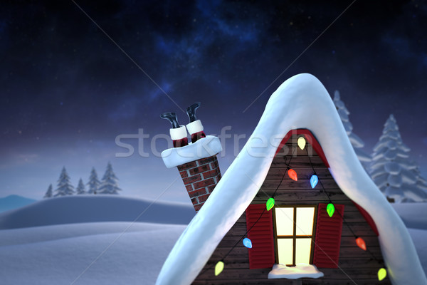 Composite image of santa claus boots Stock photo © wavebreak_media