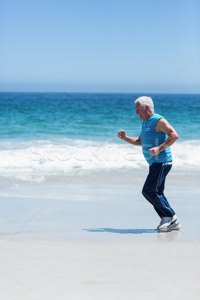 Handsome mature man running Stock photo © wavebreak_media