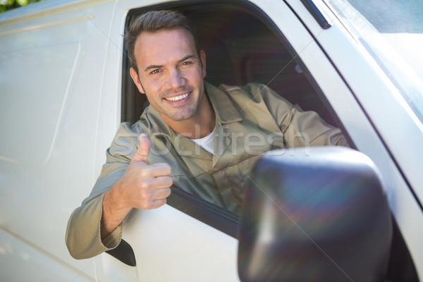 Séance van portrait mains [[stock_photo]] © wavebreak_media