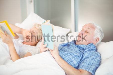 Father and son using napping on the couch Stock photo © wavebreak_media