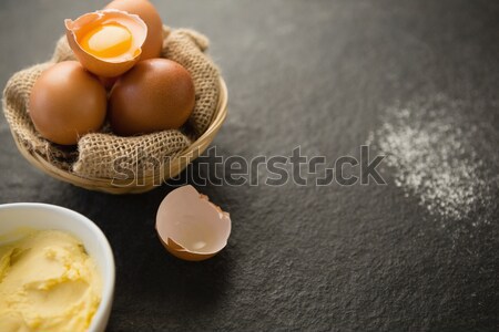 Vers gebakken cookies eieren meel Stockfoto © wavebreak_media