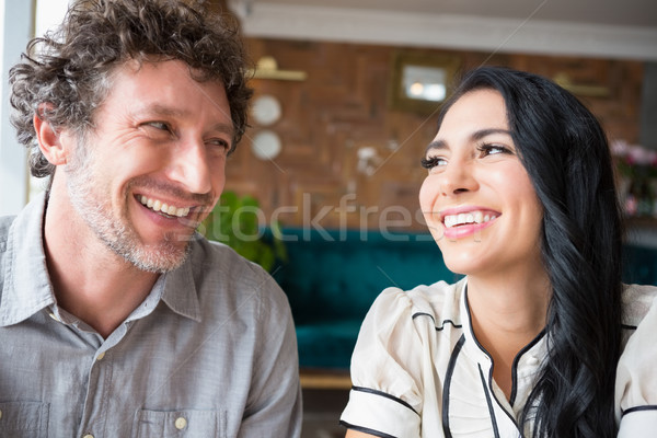 Couple looking at each other in cafeteria Stock photo © wavebreak_media