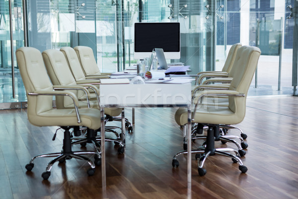 View of empty conference room Stock photo © wavebreak_media