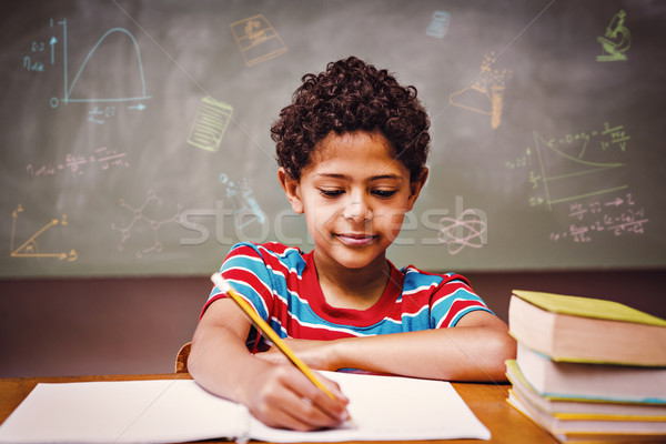 Image mathématiques science enfant [[stock_photo]] © wavebreak_media