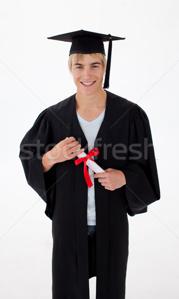 Adolescente cara graduação menino faculdade Foto stock © wavebreak_media