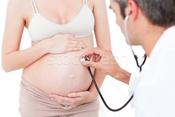 婦人科医 調べる 妊婦 手術 女性 笑顔 ストックフォト © wavebreak_media