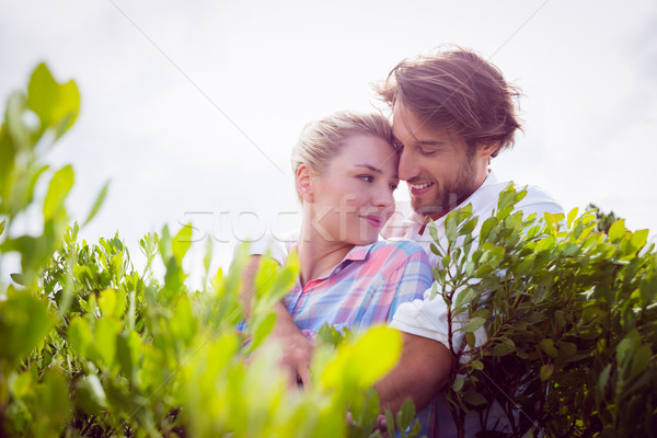 Sonriendo Pareja fuera Foto stock © wavebreak_media