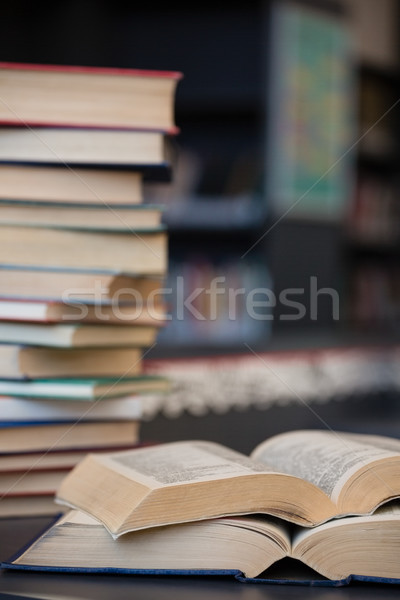 Close up of books on table Stock photo © wavebreak_media