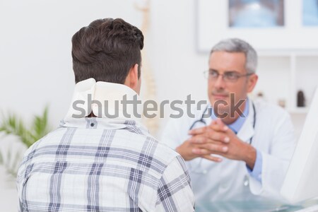 Vrouwelijke arts onderzoeken senior patiënt stethoscoop Stockfoto © wavebreak_media