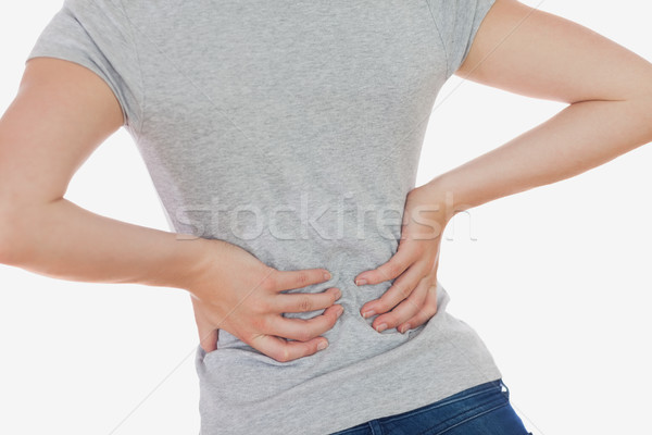 Foto stock: Mujer · sufrimiento · dolor · femenino · tristeza · aislado