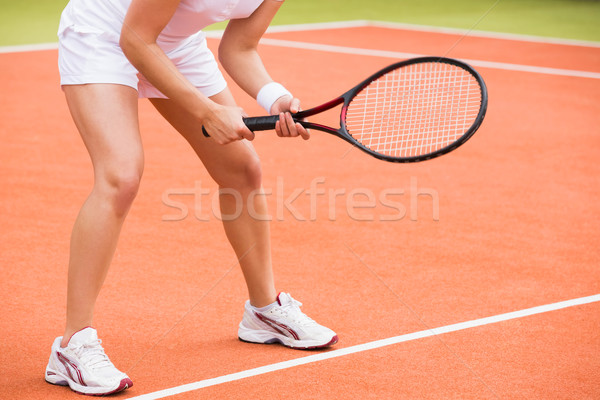 Tennis player ready to play Stock photo © wavebreak_media