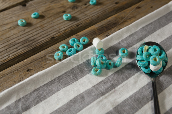 Scattered marshmallow on table Stock photo © wavebreak_media