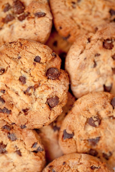 Close up of many blurred cookies laid out together Stock photo © wavebreak_media