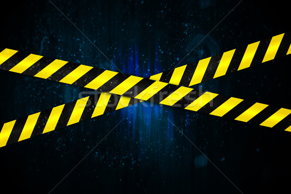 Yellow and black cordon tape Stock photo © wavebreak_media