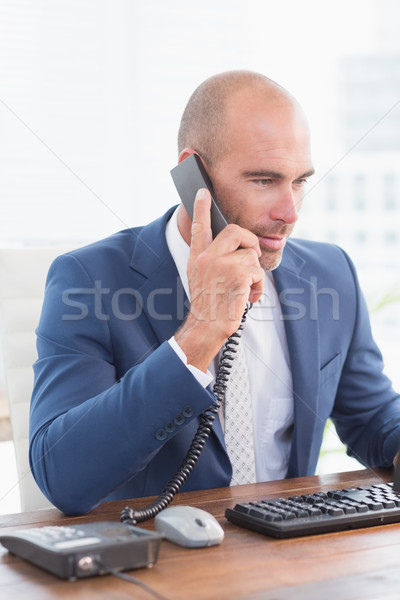 Businessman on the phone Stock photo © wavebreak_media