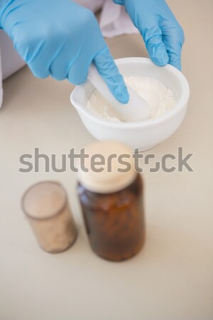 Foto stock: Médico · pele · corpo · paciente · médico · escritório