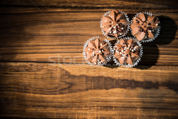 Chocolat table coup studio crème [[stock_photo]] © wavebreak_media