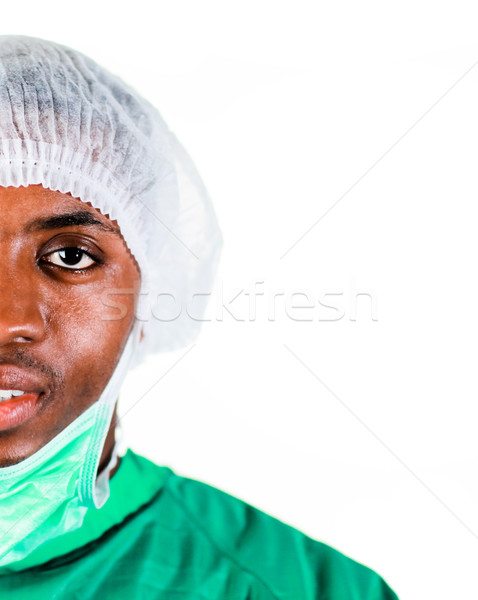 Senior Surgeon in Green scrubs Stock photo © wavebreak_media