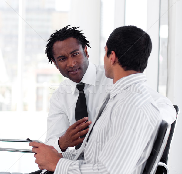 Two businessman having a discussion Stock photo © wavebreak_media