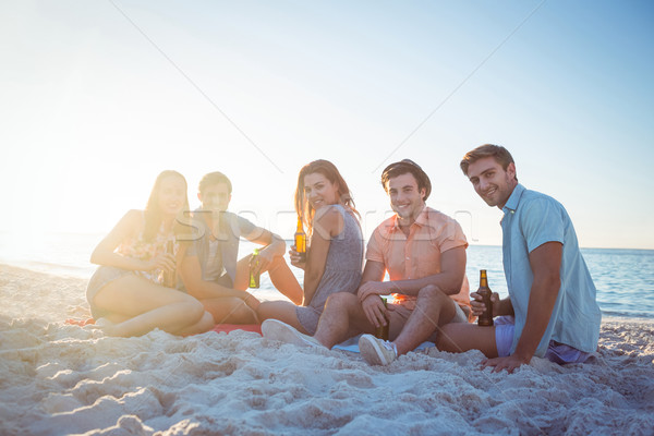 Happy hipsters relaxing Stock photo © wavebreak_media